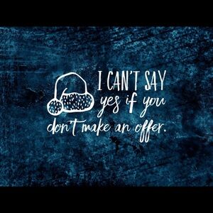 Make me an offer😊